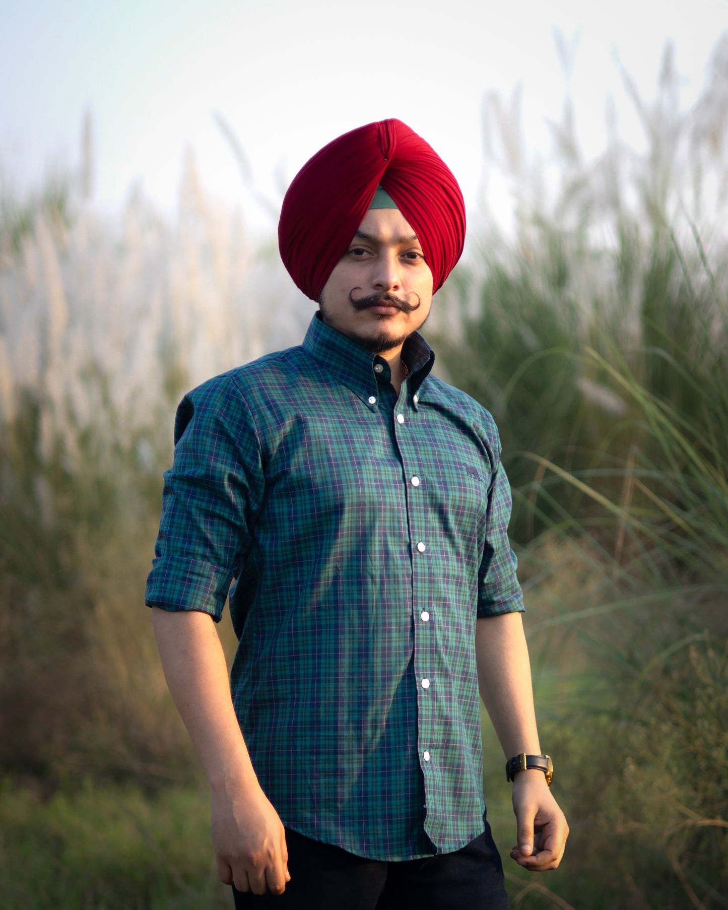 Regular Fitted Cotton Check Shirt