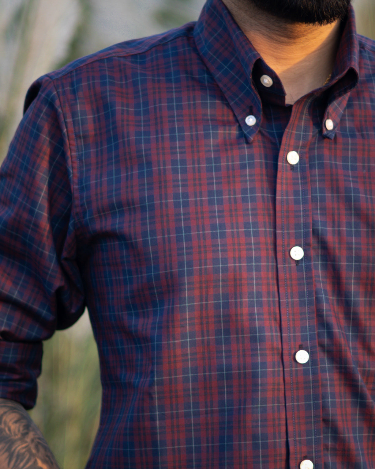 Regular Fitted Cotton Check Shirt