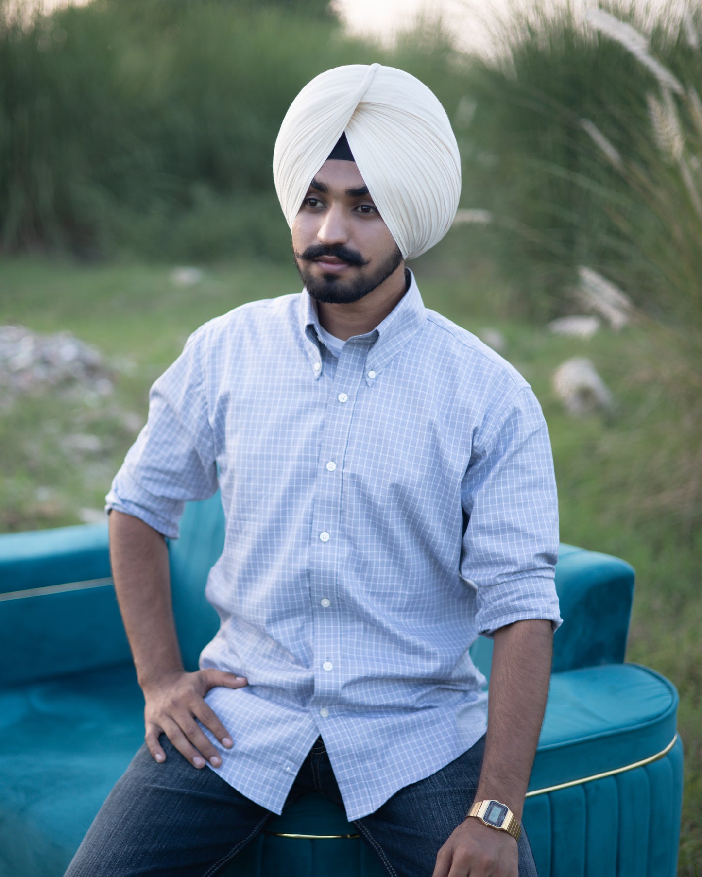 Regular Fitted Cotton Check Shirt
