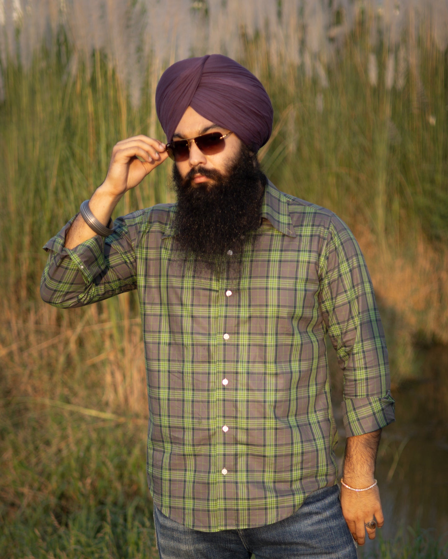 Regular Fitted Cotton Check Shirt